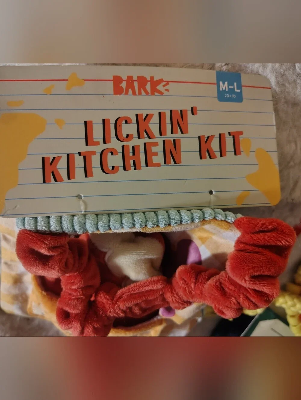NWT BarkBox Dog Toy Lot of 3 - Guac-A-Molly, Lickin Kitchen Kit & Puptato Skins